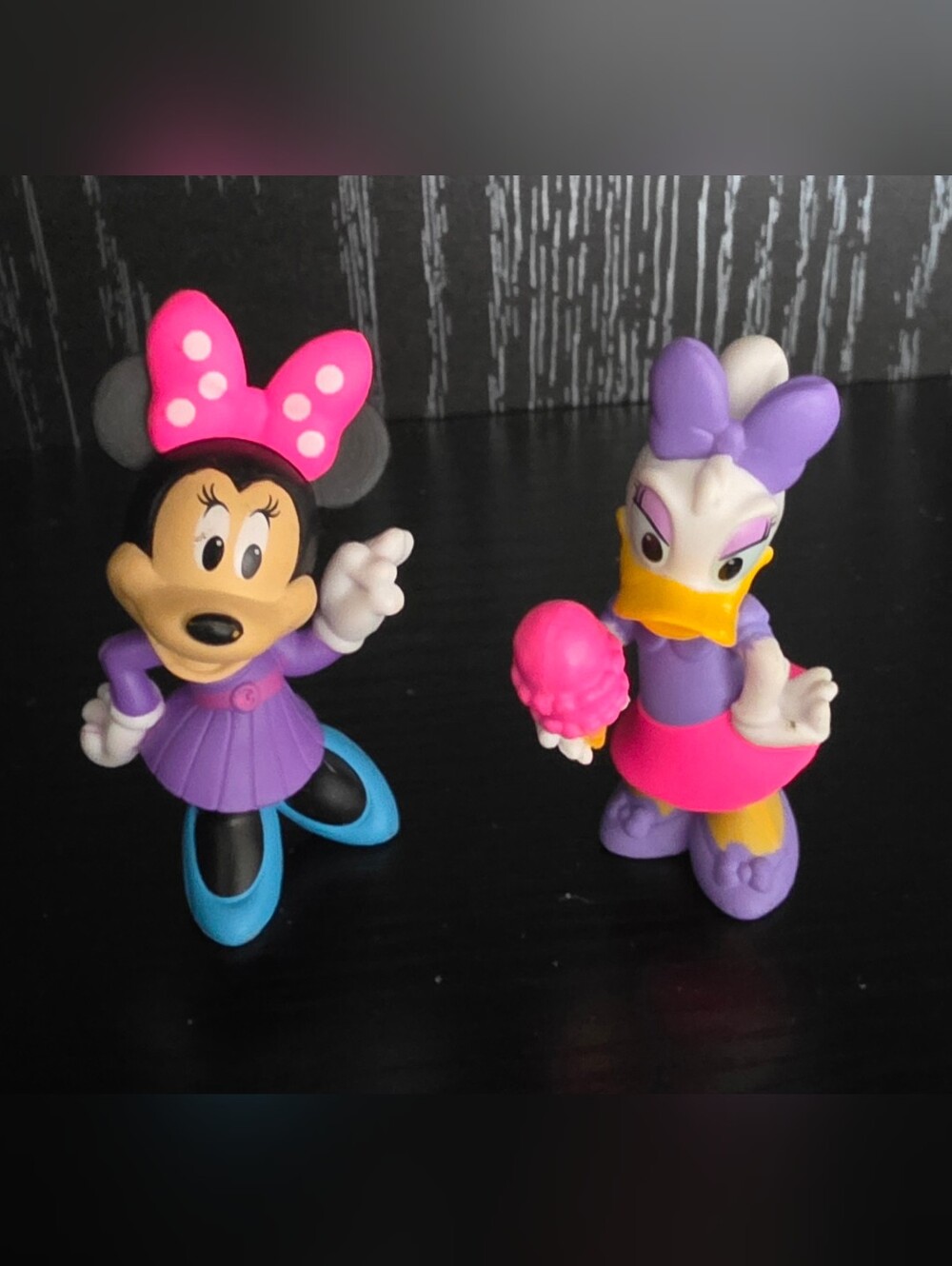 Disney Minnie Mouse & Daisy Duck Toy Figures - Pink, Purple, Blue